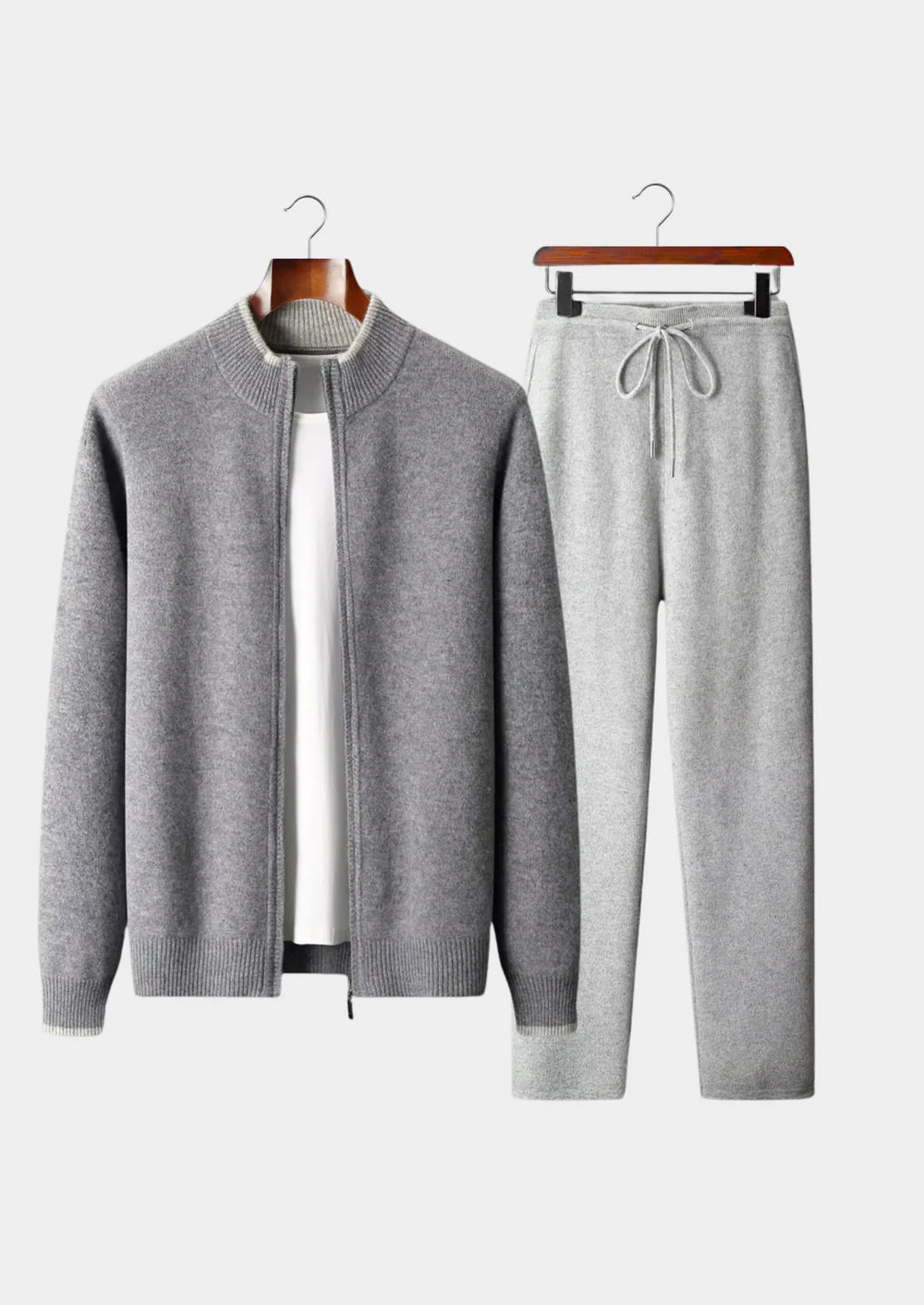 ZUIVERE EXTRA-FIJNE MERINO WOL TWEEKLEURIGE SET