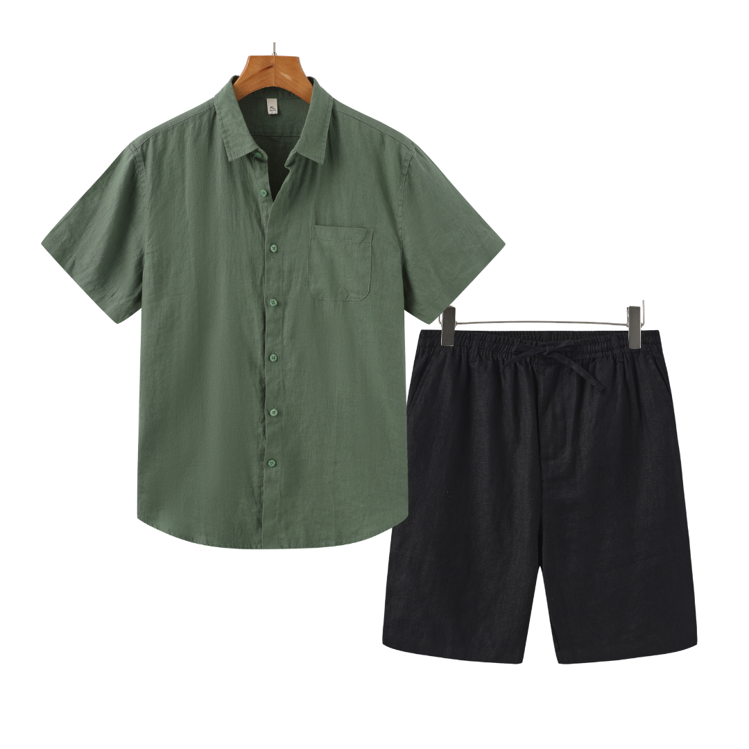 Modaura™ | Linnencombo Korte Broek