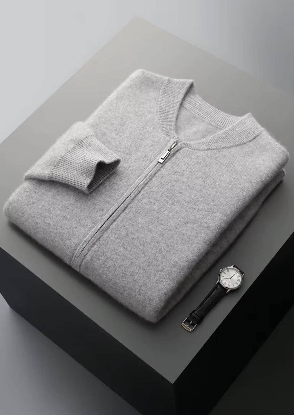 V-HALS CARDIGAN VAN ZUIVER EXTRA FIJN MERINOWOL