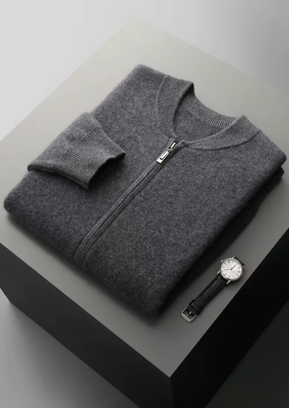V-HALS CARDIGAN VAN ZUIVER EXTRA FIJN MERINOWOL