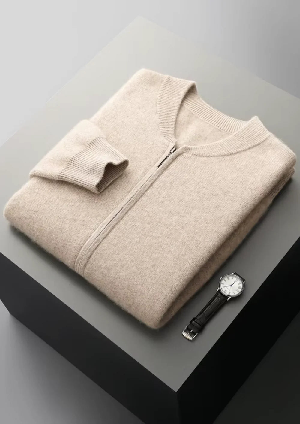 V-HALS CARDIGAN VAN ZUIVER EXTRA FIJN MERINOWOL