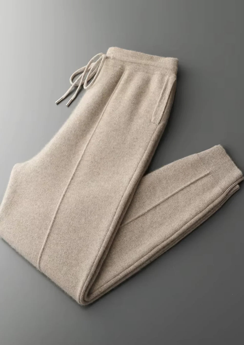 JOGGINGBROEK VAN ZUIVERE EXTRA FIJNE MERINOWOL