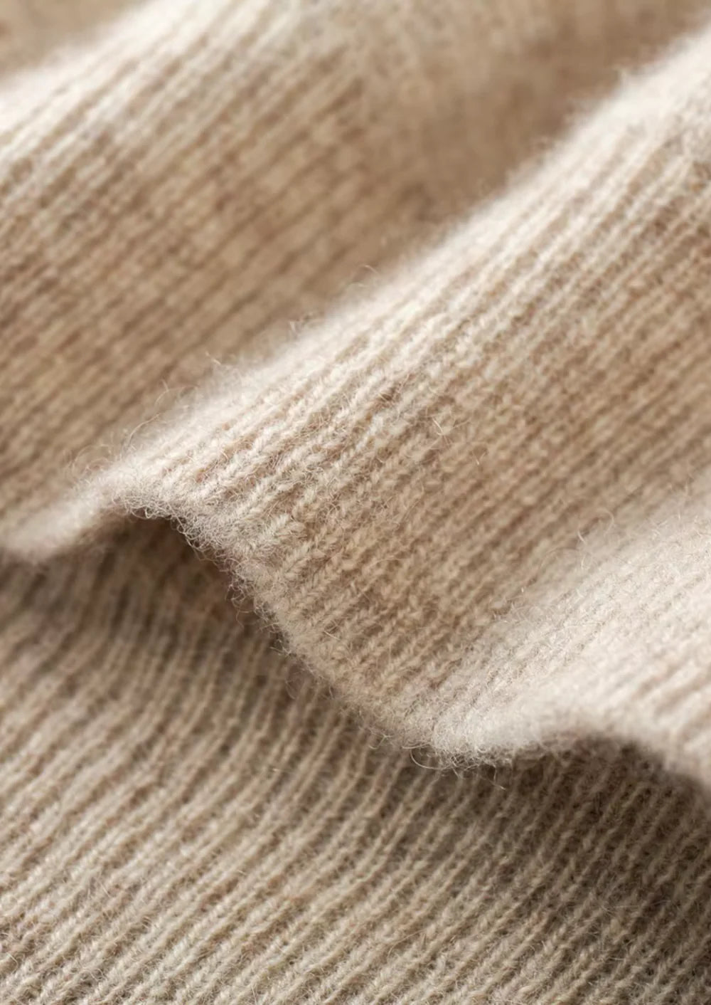 ZUIVERE EXTRA-FIJNE MERINO WOL RITS HOODIE