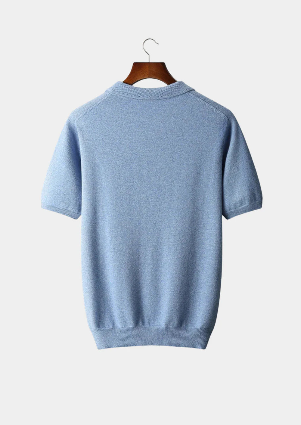 PREMIUM KASJMIER KLASSIEK POLOSHIRT