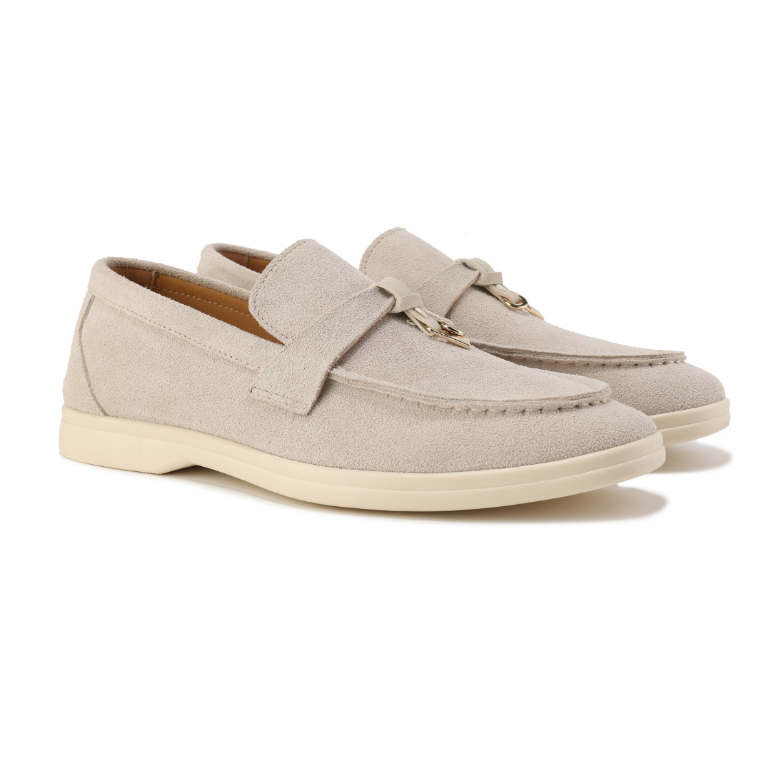 Luxe suède damesloafers