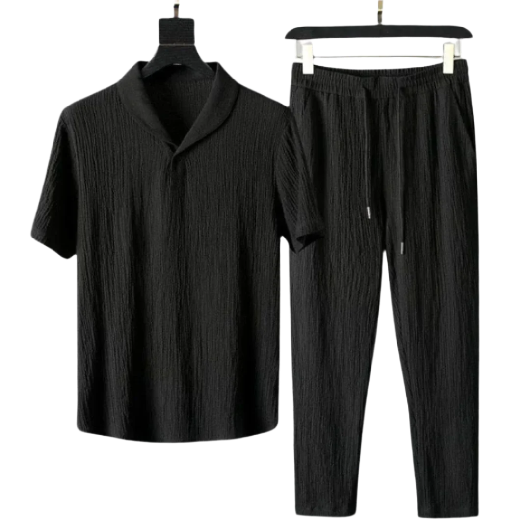 Modaura™ | Polo &amp; pantalon katoen
