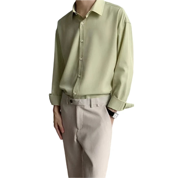 Modaura™ | Palms Springs Shirt - Lichtgroen