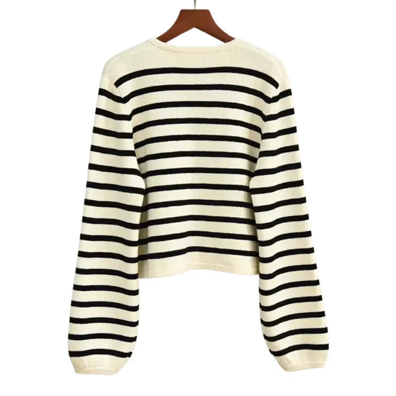 Premium gestreept wollen vest