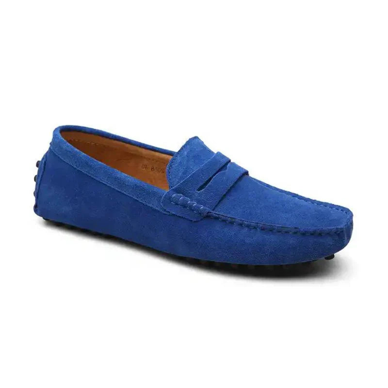 Modaura™ | Suède driver-loafers
