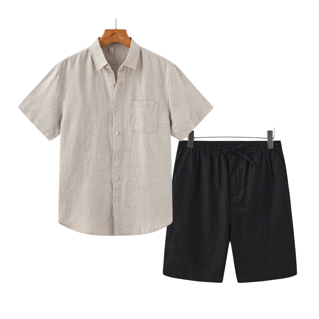 Modaura™ | Linnencombo Korte Broek