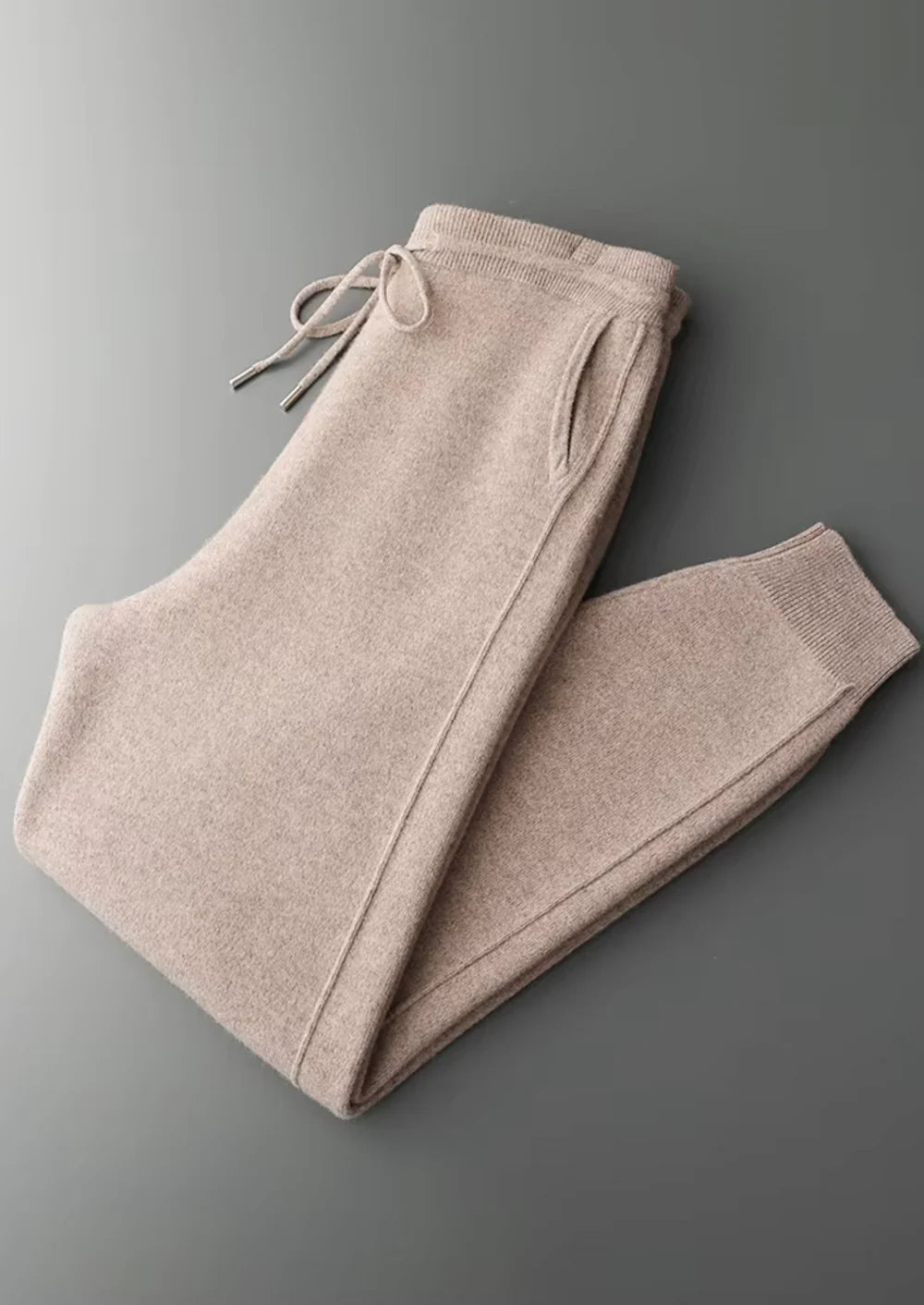 JOGGINGBROEK VAN ZUIVERE EXTRA FIJNE MERINOWOL