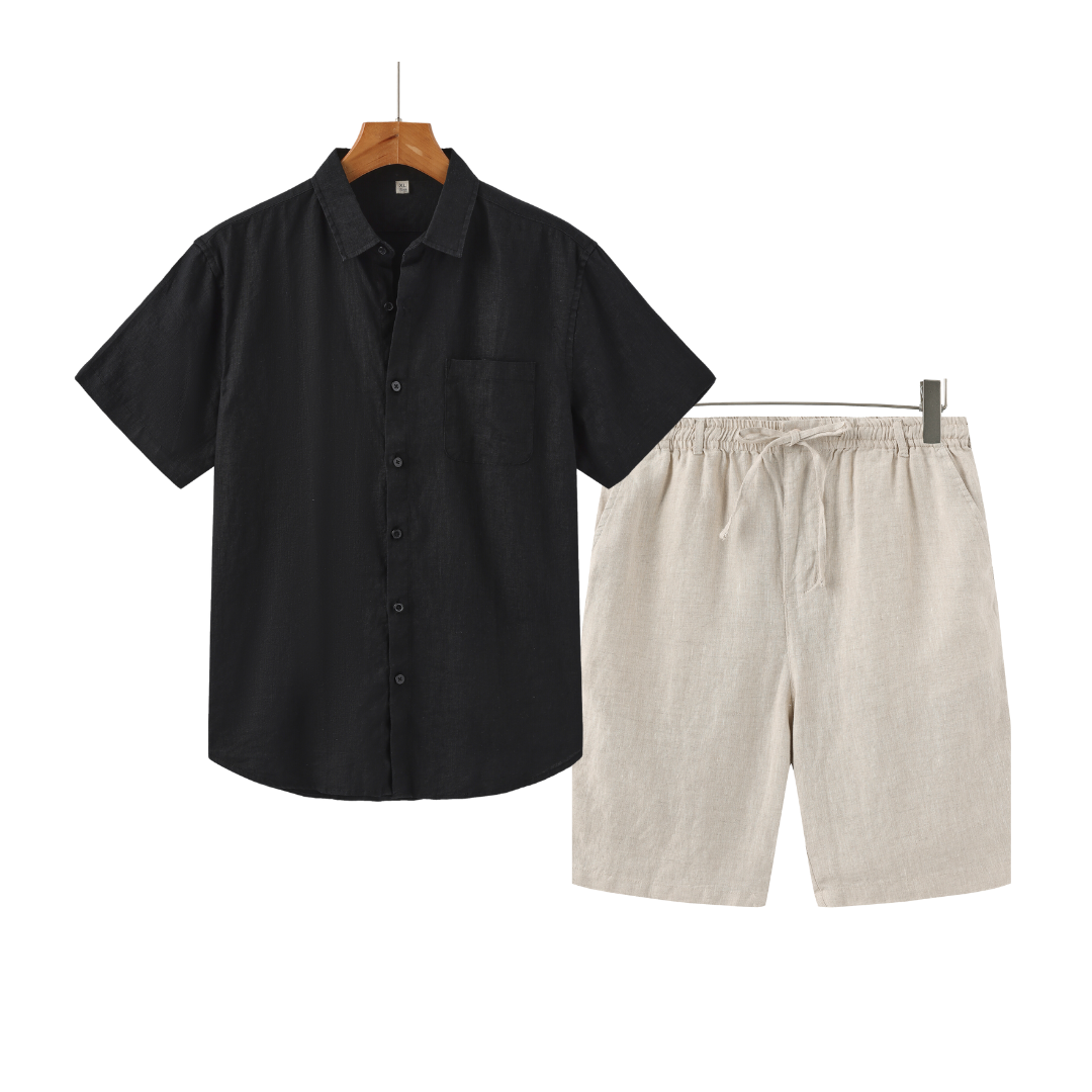 Modaura™ | Linnencombo Korte Broek