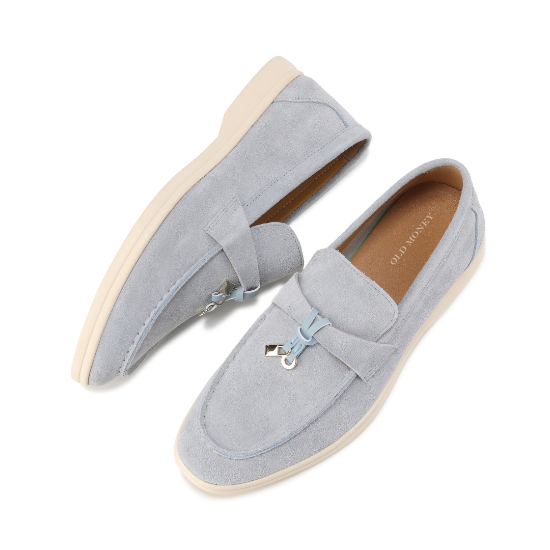 Luxe suède damesloafers