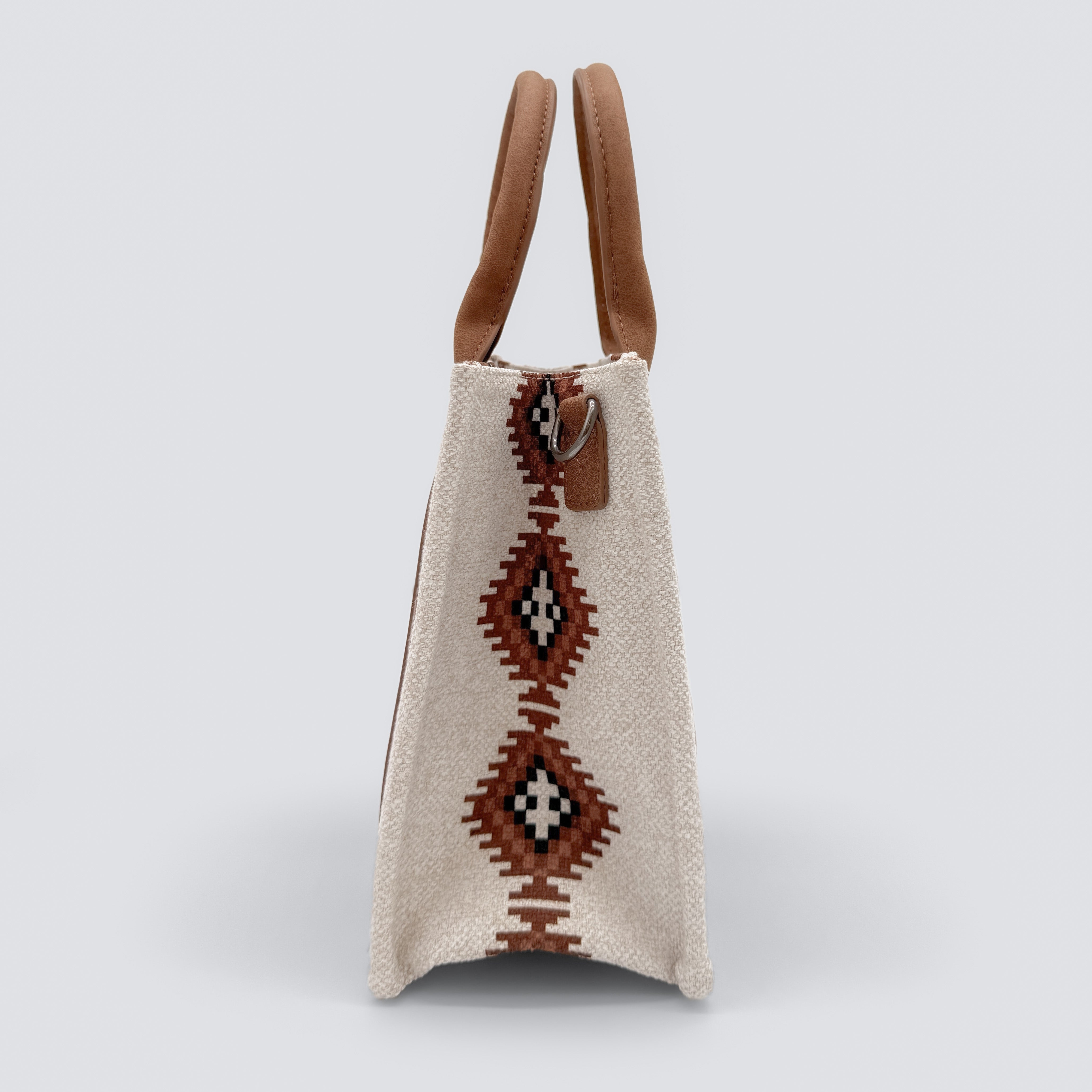 Dani Morgans x Wrangler Western Horizon Collection Whipstitch Crossbody Tote met riem
