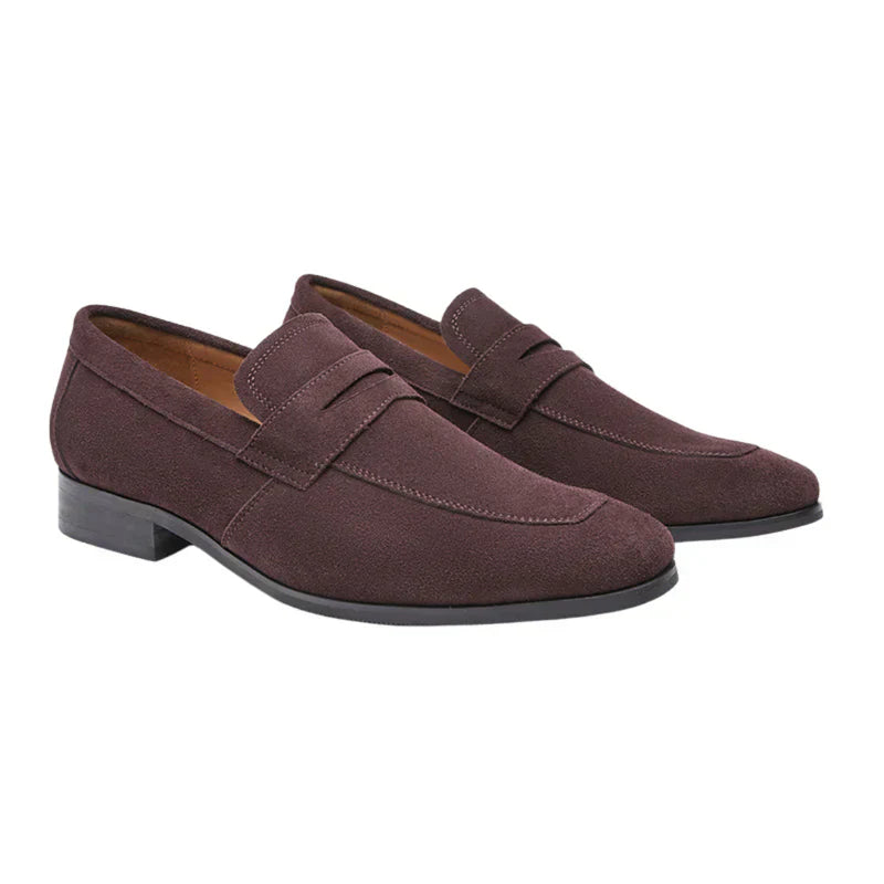 Modaura™ | Suède bandjes loafers