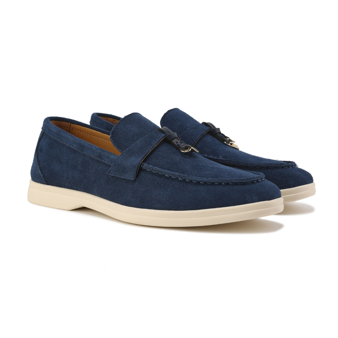Luxe suède damesloafers