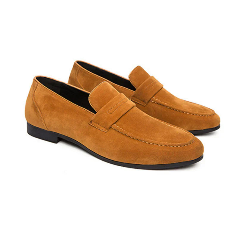 Modaura™ | Suède bandjes loafers