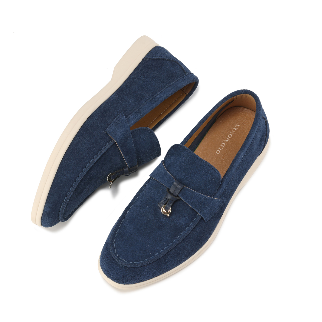 Luxe suède damesloafers