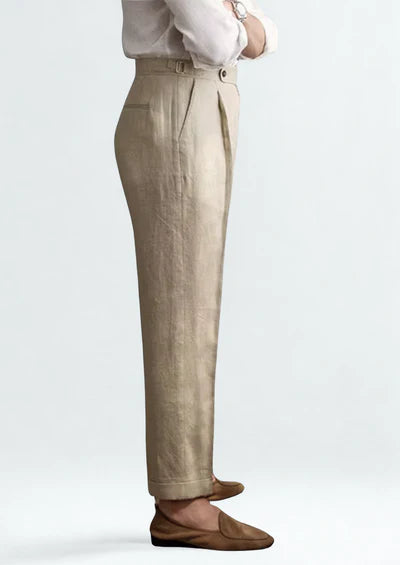 TOSCANE GEPLOOIDE KUSTBROEK - Zand