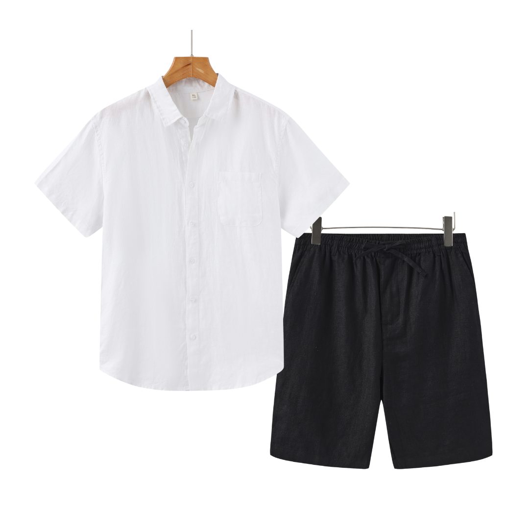 Modaura™ | Linnencombo Korte Broek