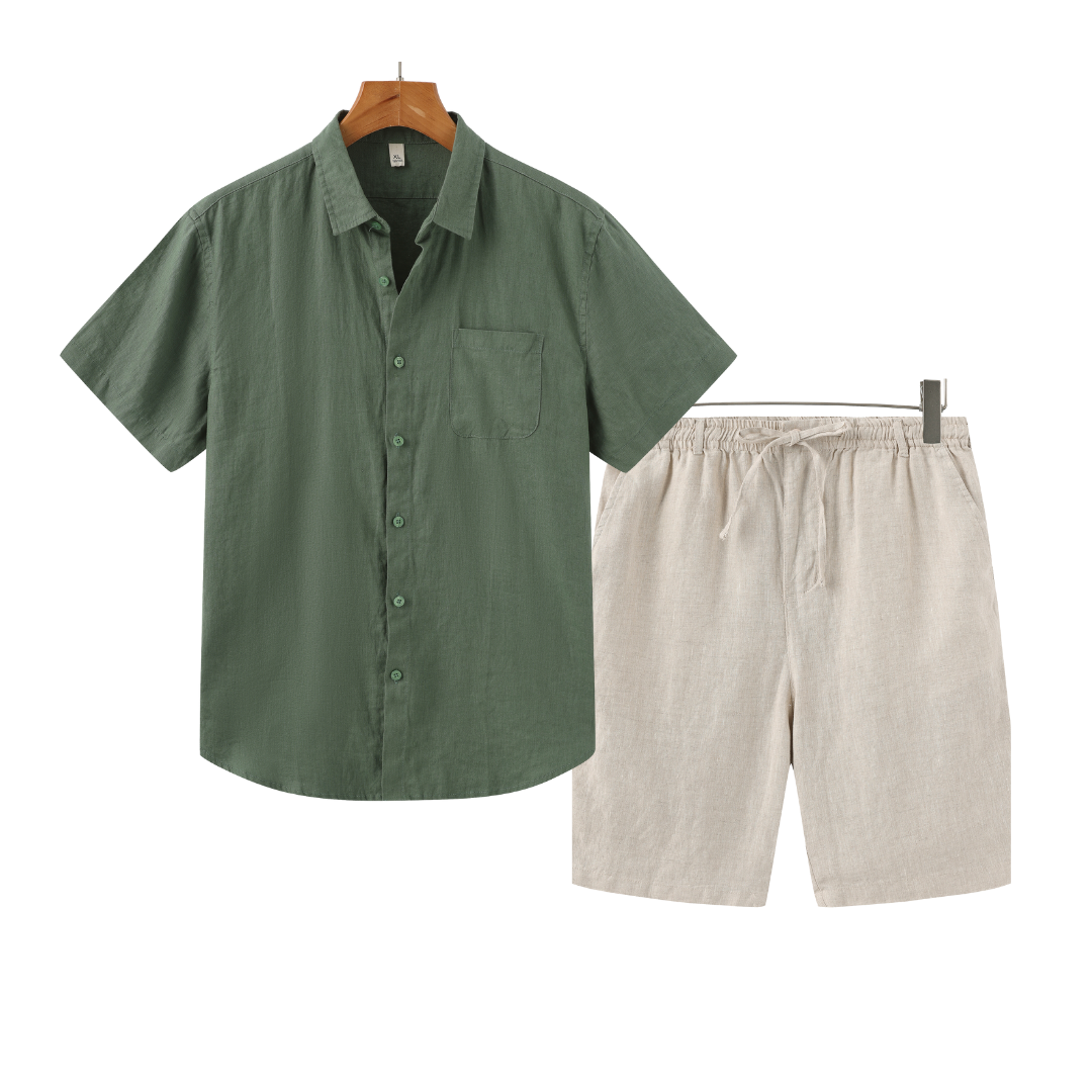 Modaura™ | Linnencombo Korte Broek