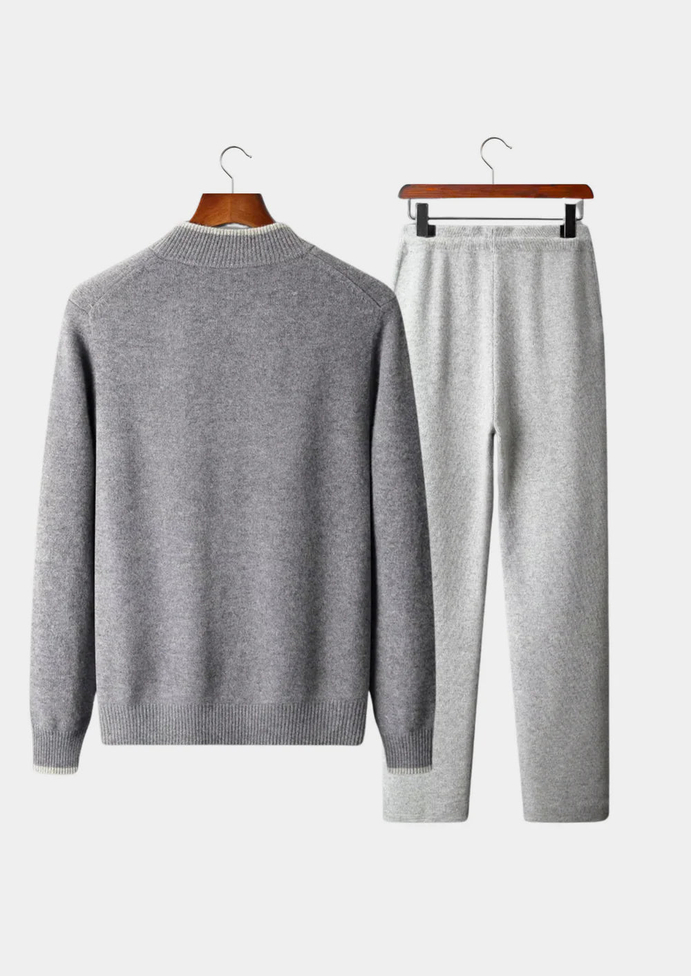 ZUIVERE EXTRA-FIJNE MERINO WOL TWEEKLEURIGE SET