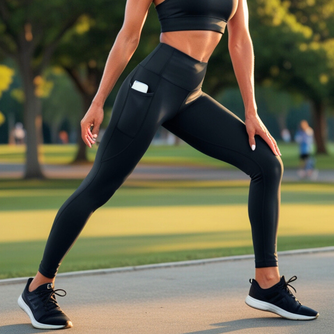 Performance legging met zakken