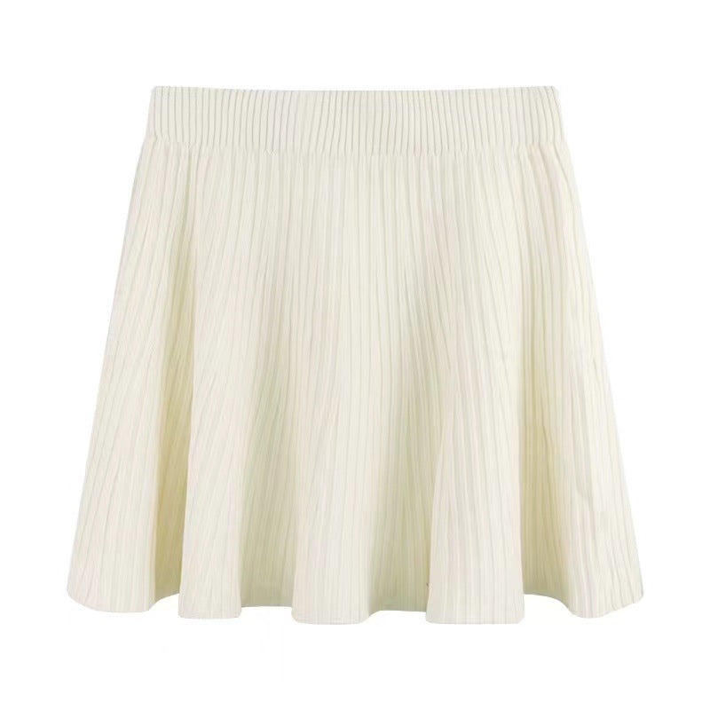 Oxford geplooide wollen mini