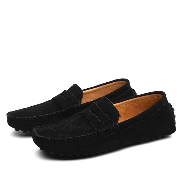 Modaura™ | Suède Marina-loafers