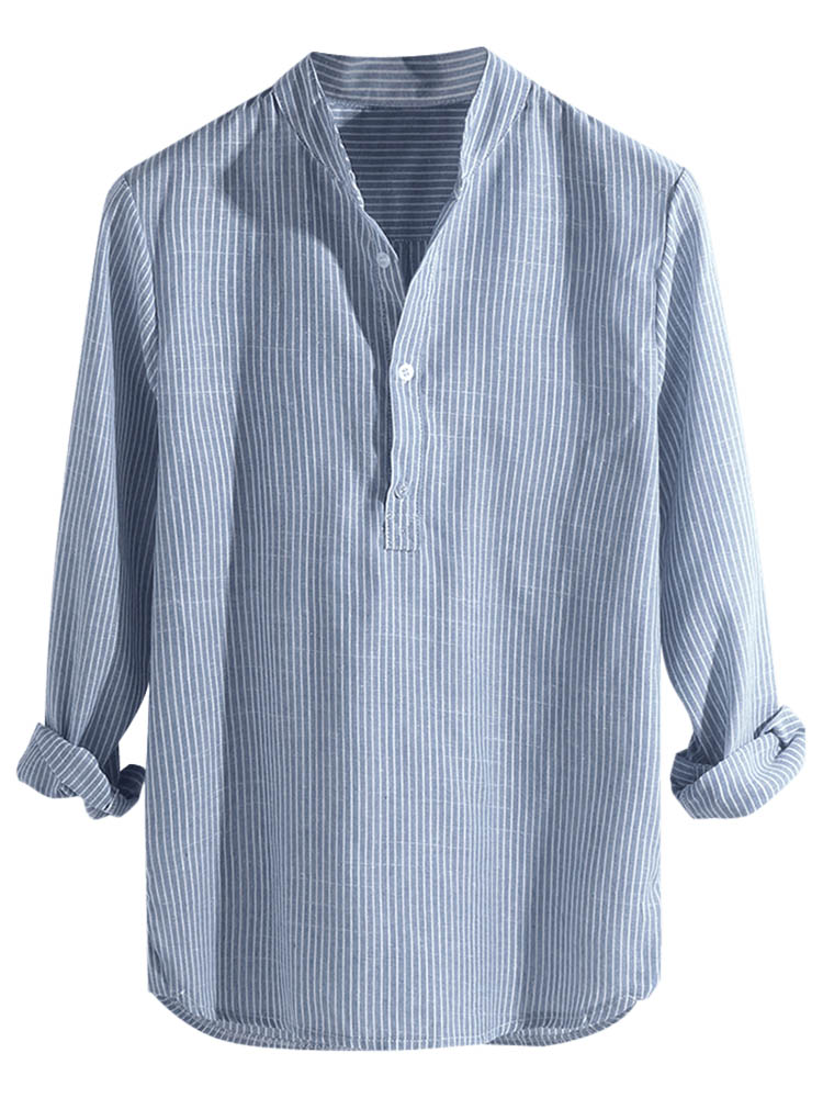 Modaura™ | Havana gestreept shirt met lange mouwen 