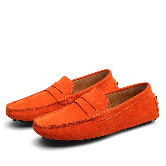 Modaura™ | Suède Marina-loafers