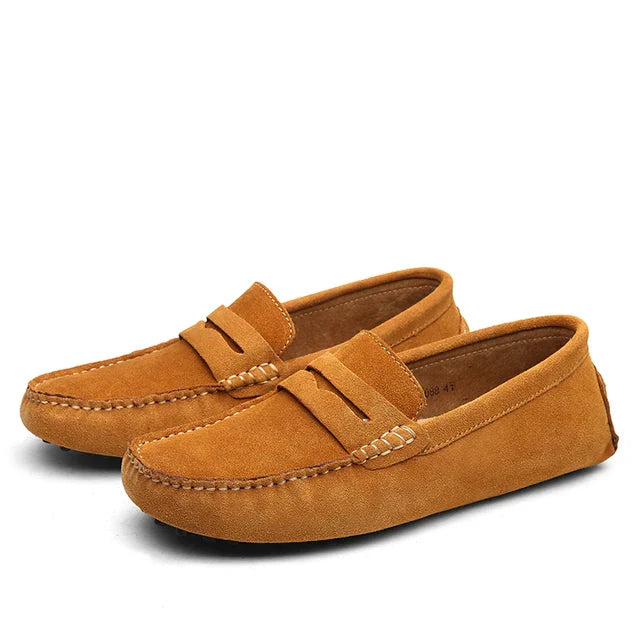 Modaura™ | Suède Marina-loafers