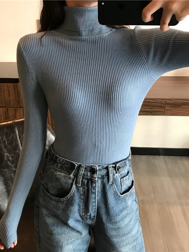 Modaura | Geribbelde Pullover Trui