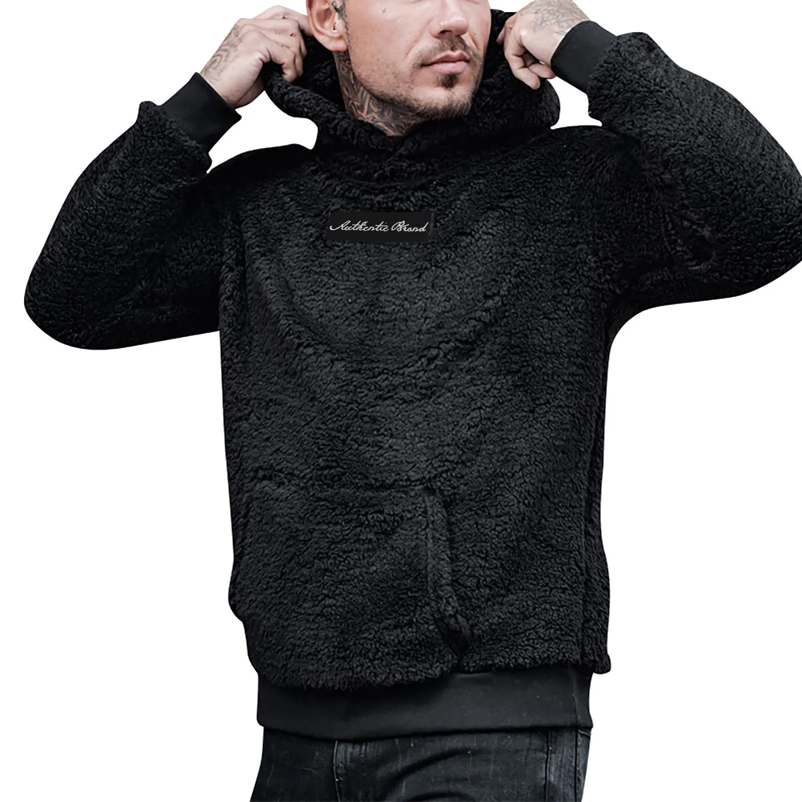 Modaura | Pluche Hoodie Sweatshirt 