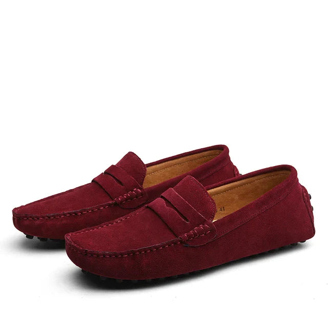Modaura™ | Suède Marina-loafers
