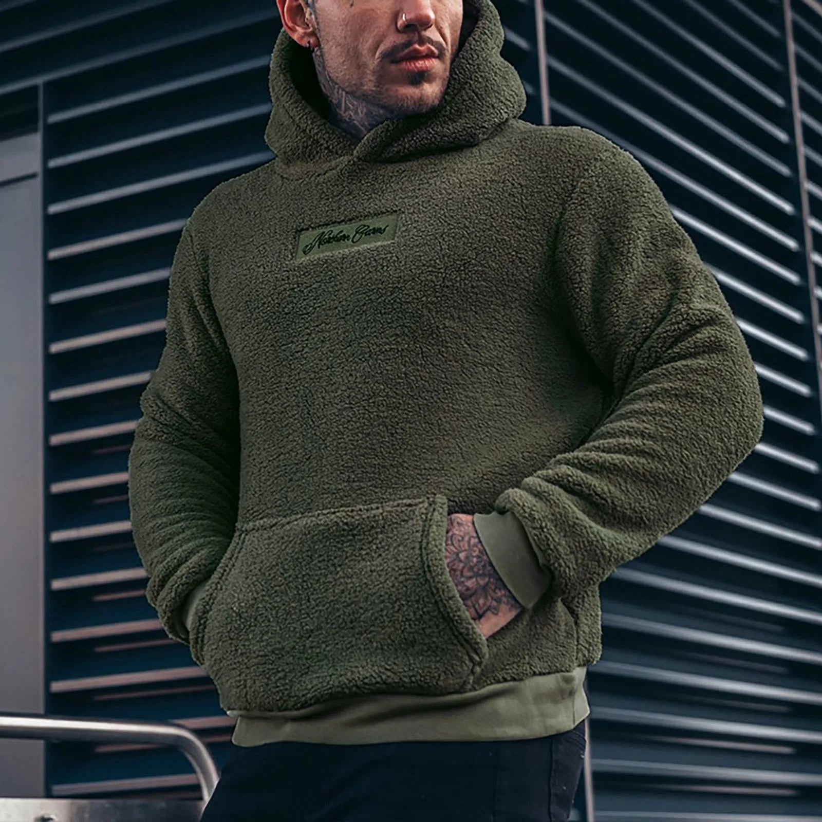 Modaura | Pluche Hoodie Sweatshirt 