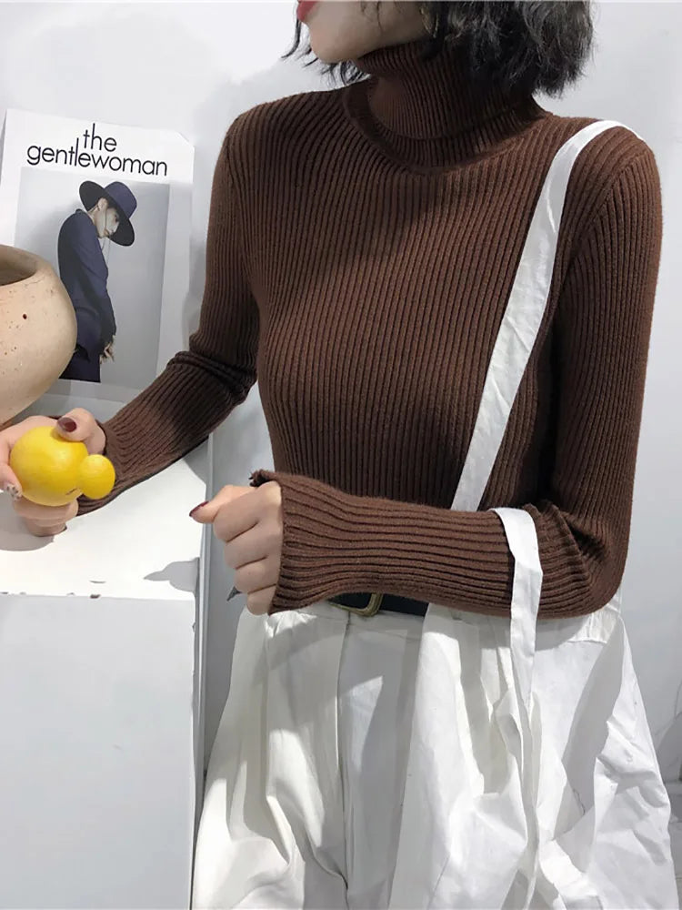 Modaura | Geribbelde Pullover Trui