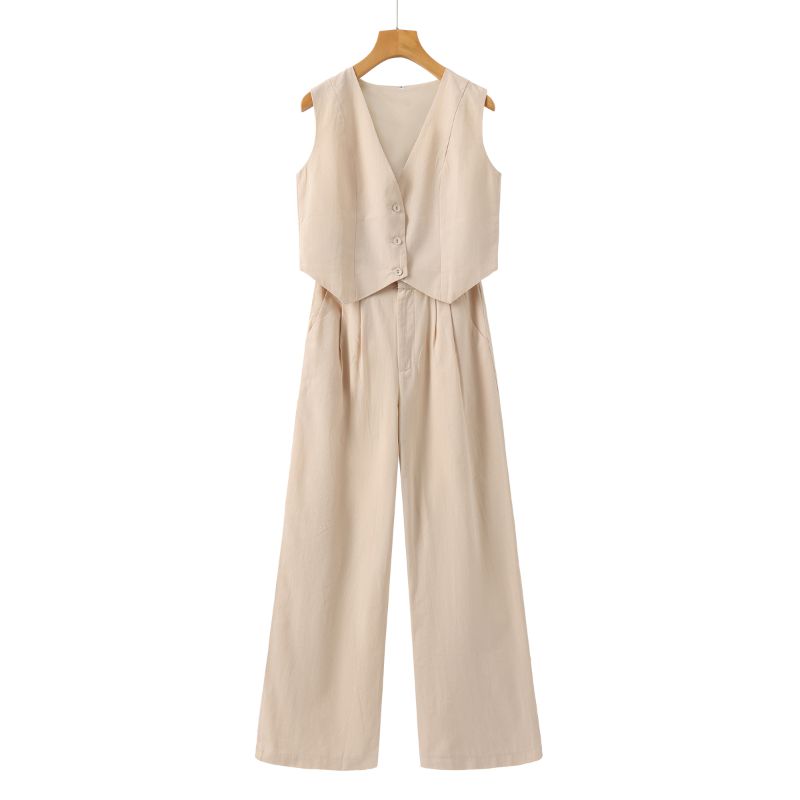 Classy Lady - Linnen Tweedelige Set