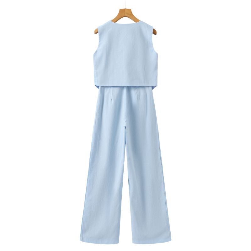 Classy Lady - Linnen Tweedelige Set