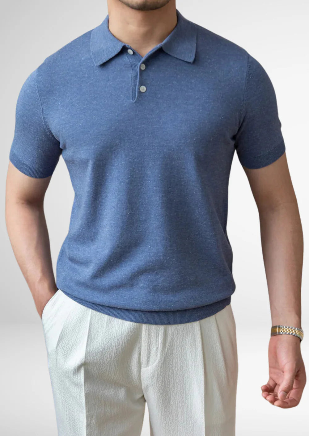 RIVIERA POLO MET KNOPEN 