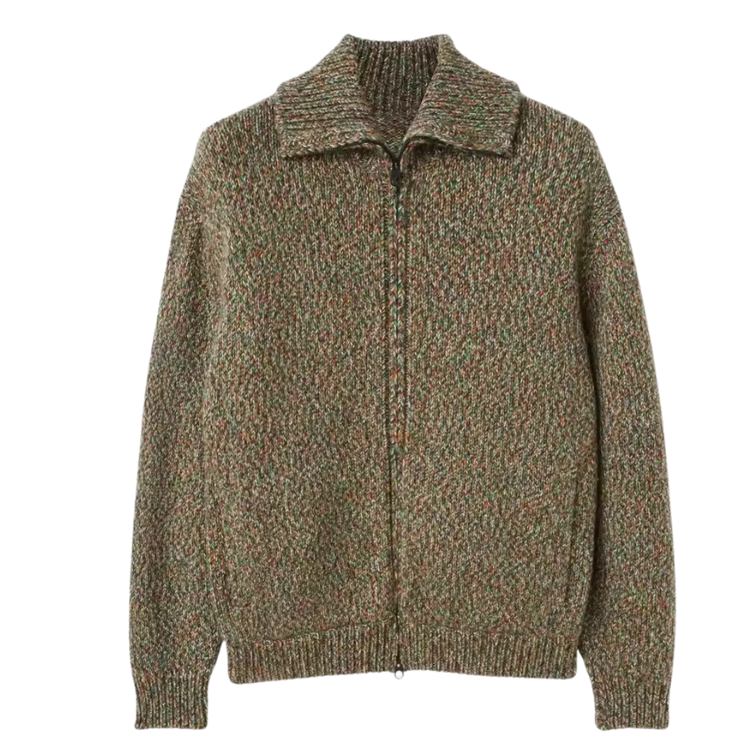 Modaura™ | BOMBER MET RITSSLUITING VAN ALPACAWOL